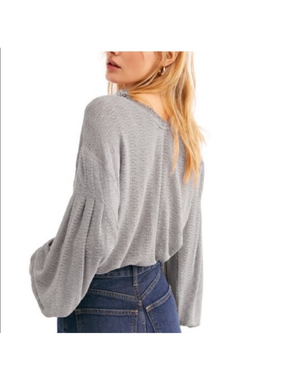 Free People Dream Girl Knit Top | Size large - Picture 2 of 5